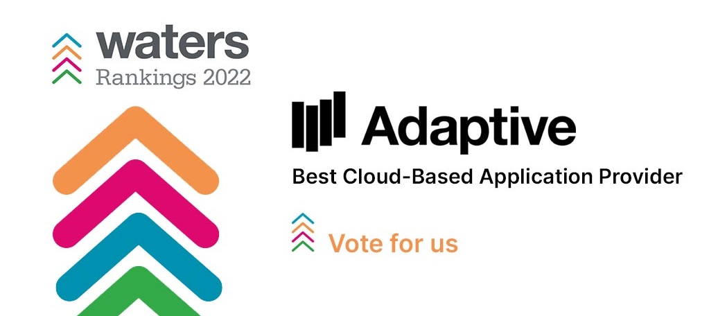 Adaptive shortlisted in the Waters Rankings 2022 1 width=