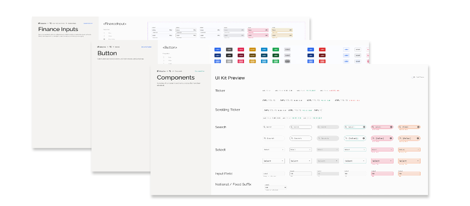 UX/UI Design in Capital Markets #4: Unveiling the Mechanics: A Technical Intro to Adaptive’s UI Starter Kit 2 Adaptive UI Starter Kit Images