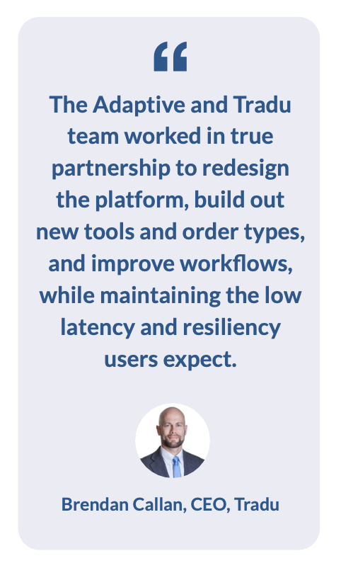 Brendan Callan, CEO of Tradu trading platform